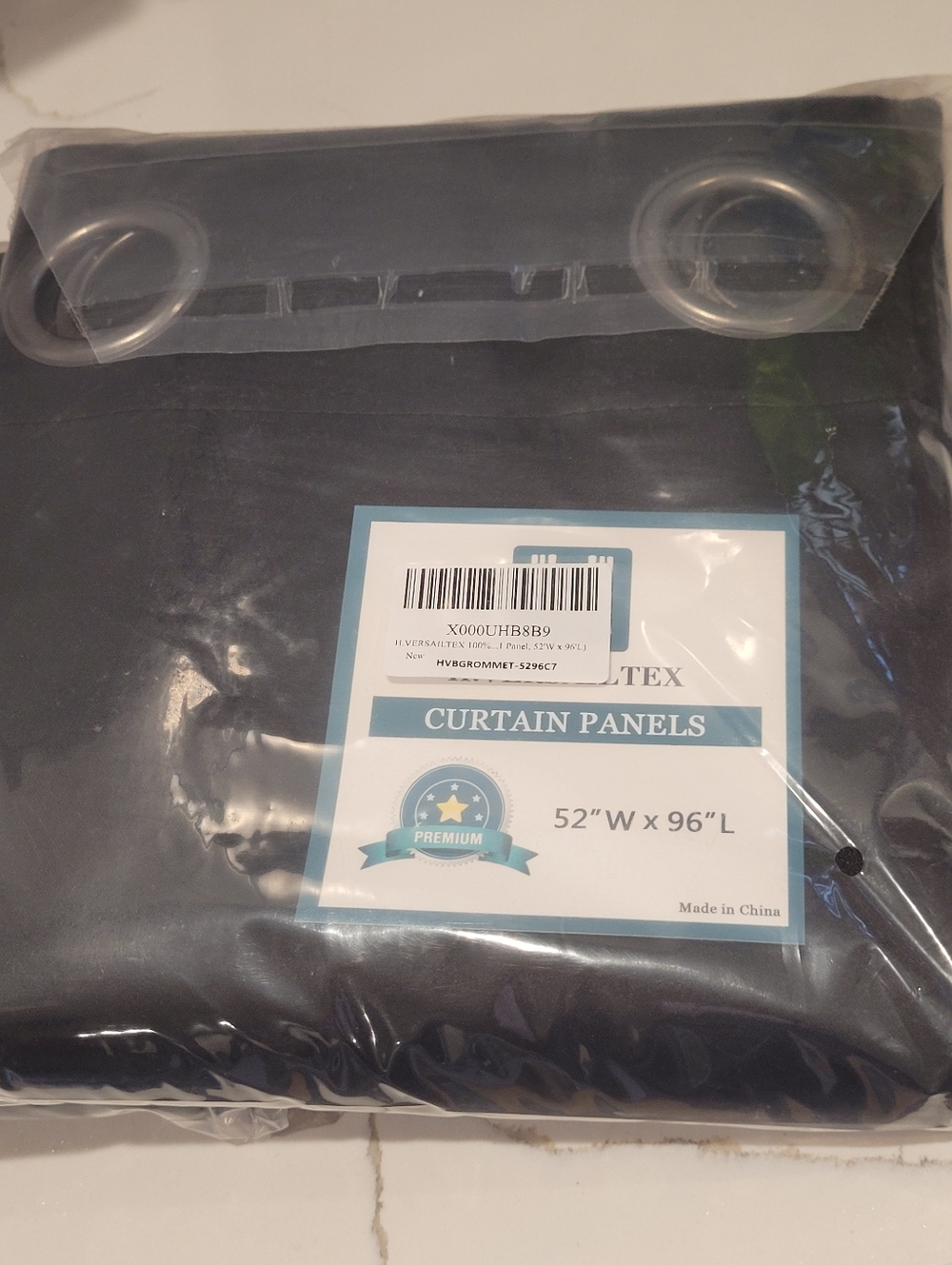 Curtain Panels Black